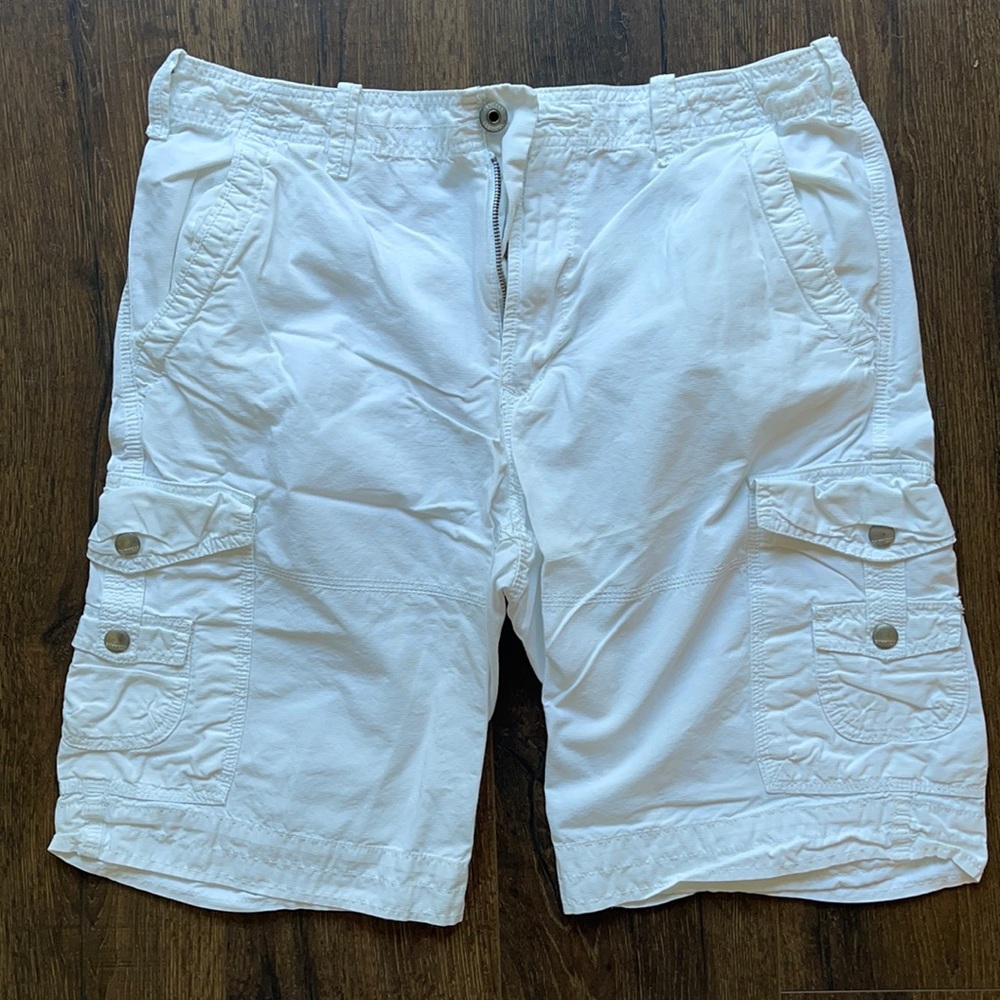 Men’s Express Shorts - White, Size 34